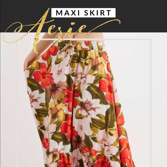 Aerie Triple Knot Swimsuit + cover skirt OR kimono - Picture 8 of 16